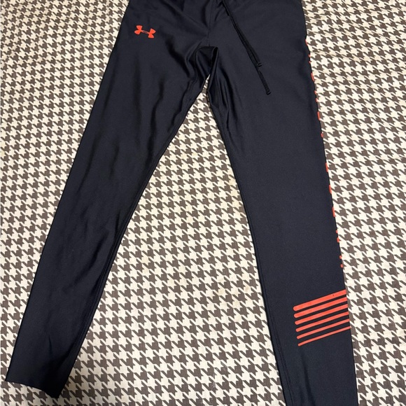Under Armour Black Pants with Red Stripes - Picture 1 of 3